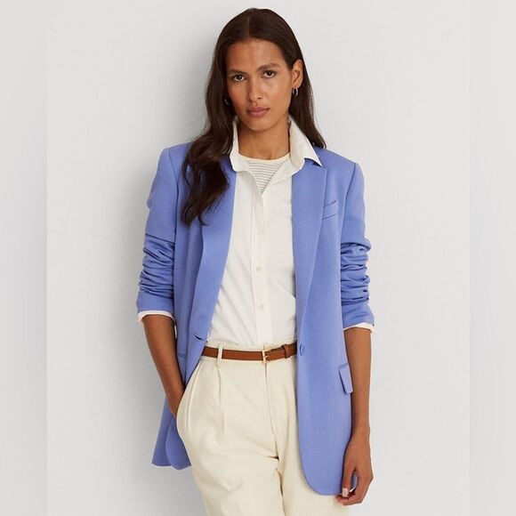 Lauren Ralph Lauren Jackets & Blazers - NEW Lauren Ralph Lauren Double-Faced Georgette Blazer, Size 14 New w/Tag $265